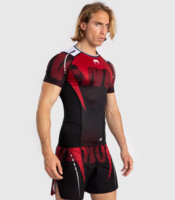 Adrenaline Short Sleeve Rashguard Red