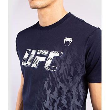 Herren T-shirt UFC Authentic Fight Week in Marineblau