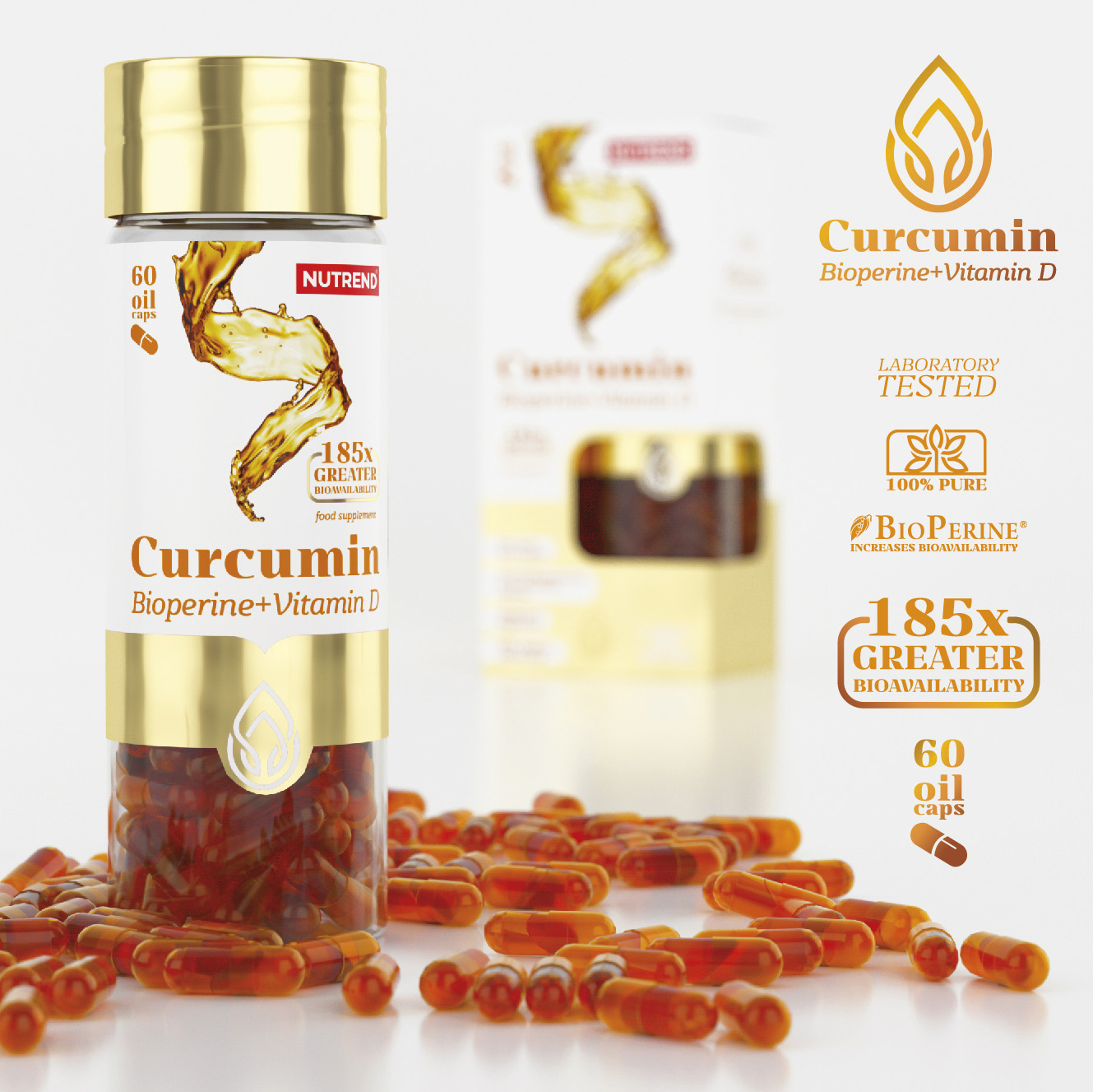 Curcumin + Bioperin + Vitamin D