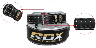 Leather Weightlifting Belt 
