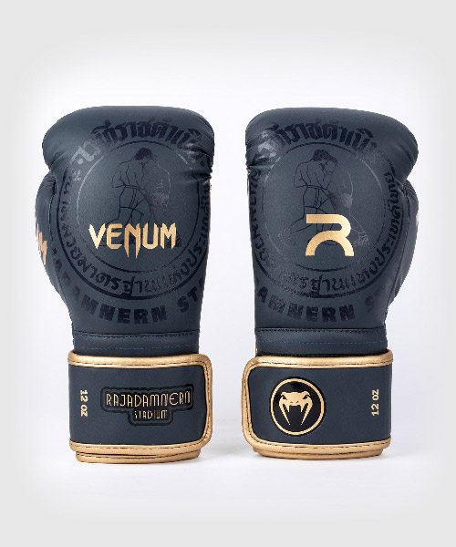 Rajadamnern Boxing Gloves Navy Blue