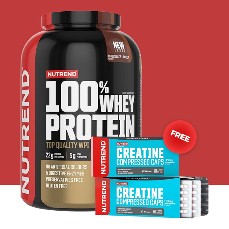 100% Whey Protein Crea Pack