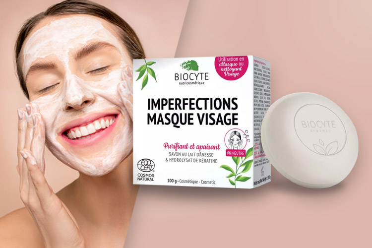 Savon Masque Visage Imperfections