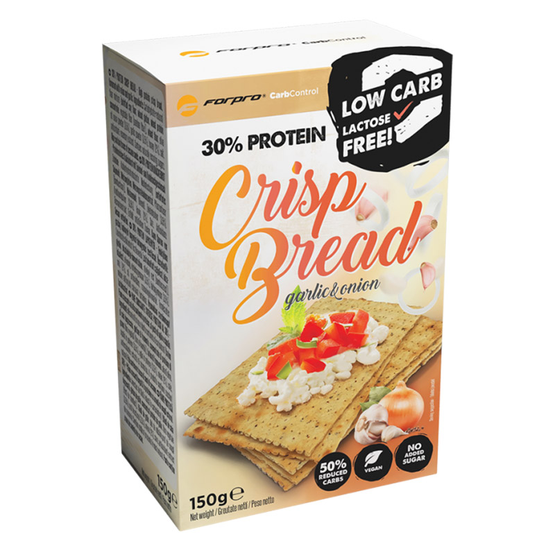 Protein Crisp Bread Garlic & Onion Pain croustillant protéiné de ForPro