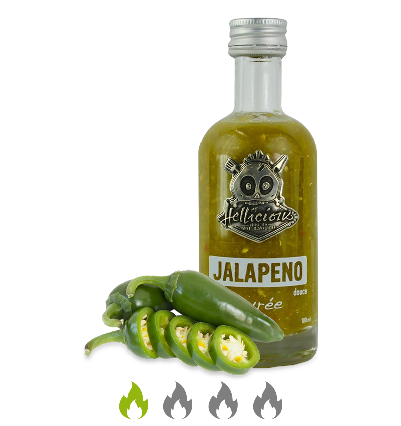 Jalapeno Purée de piment Jalapeno de Hellicious