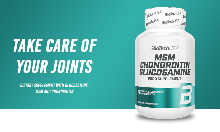 MSM Chondroitin Glucosamine : Glucosamin- und MSM-Komplex von Biotech USA