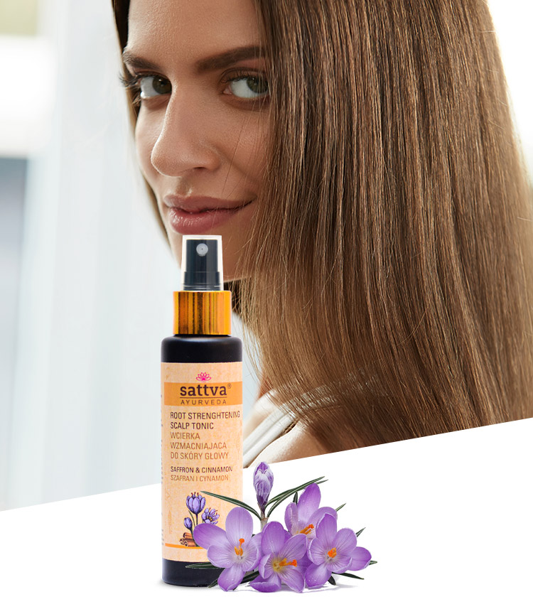 Hair Tonic Cinnamon & Saffron Tonique capillaire ayurvédique de Sattva