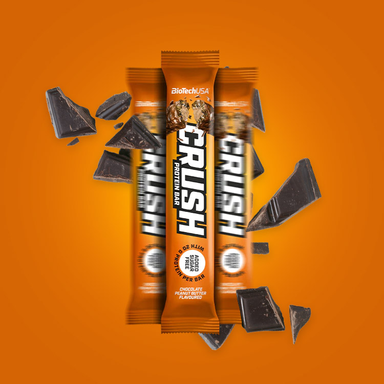 Crush Bar Barres de protéines de Biotech USA