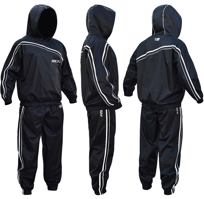 Clothing Sauna Suit Black Hood