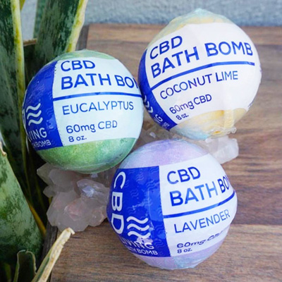 CBD Living Bath Bomb Lavender