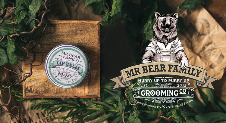 Mr. Bear Family Lip Balm Mint